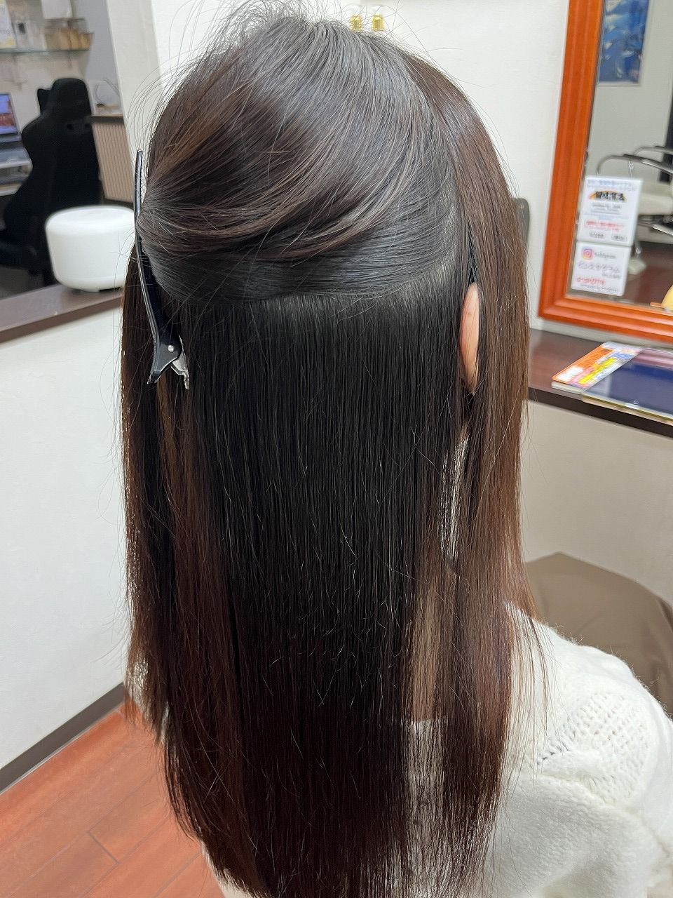 襟足アフター写真