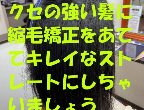 【本庄市】強いクセ毛でも自然なストレートに！硬毛でもしっかり伸ばせる縮毛矯正