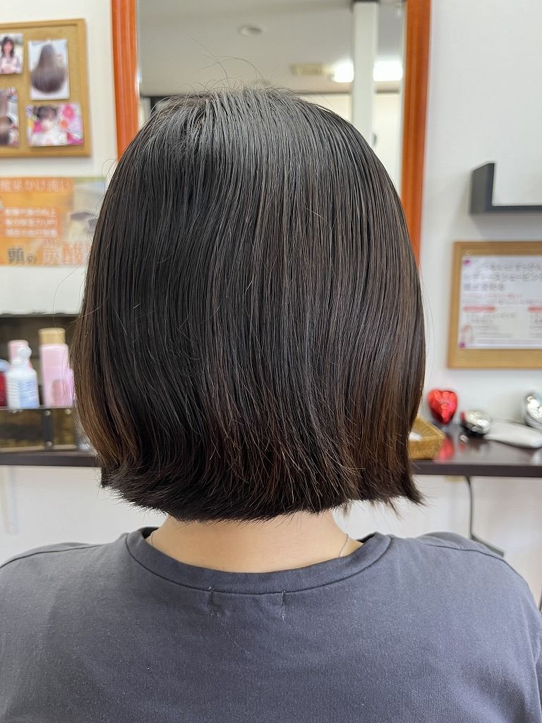 ビフォー：真後ろから見た状態