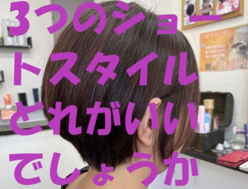 【比較まとめ】同じボブでも印象がこんなに違う！3つのカットスタイルを徹底解