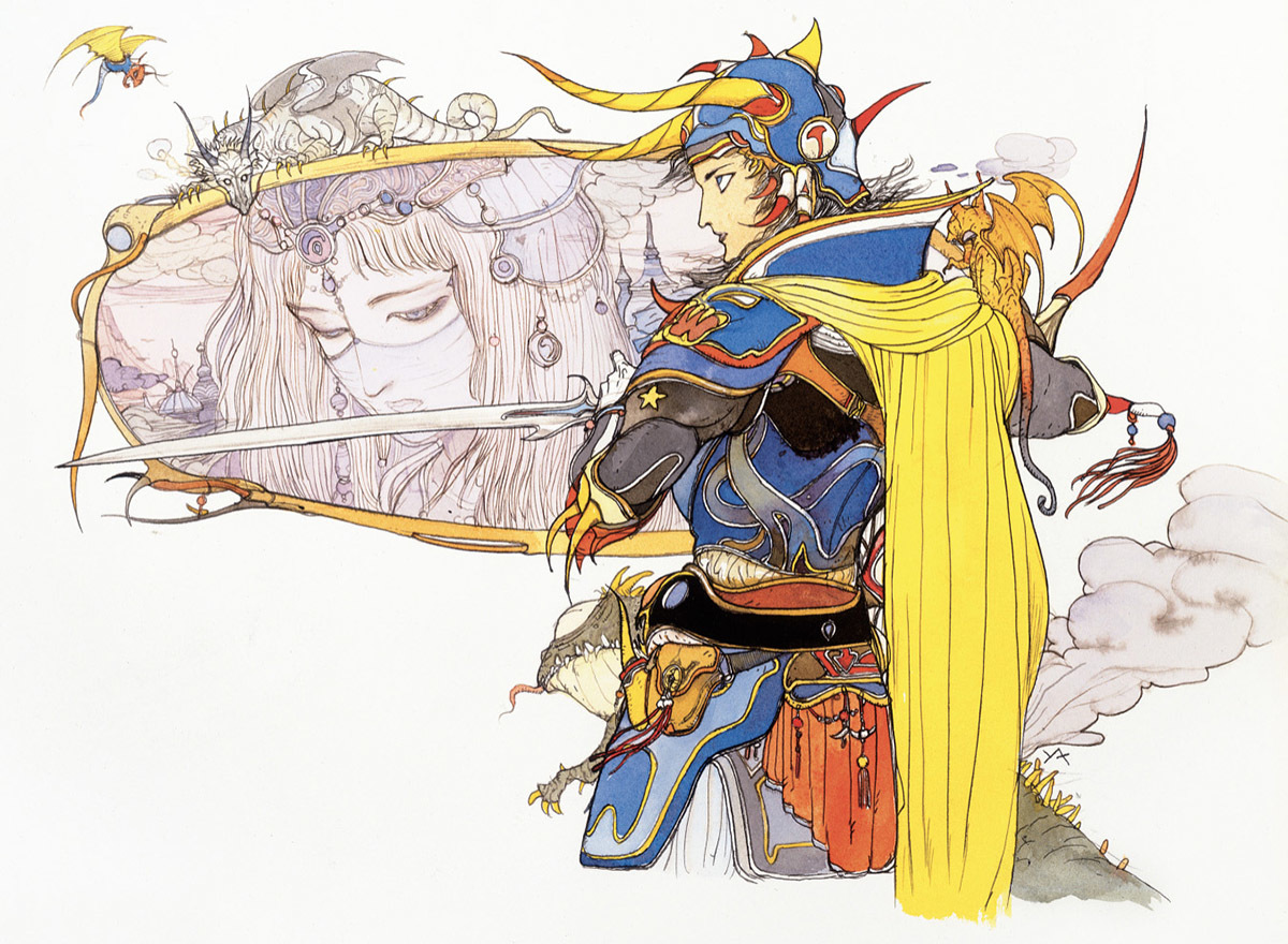 天野喜孝さんの幻想的なファイナルファンタジーの作品（公式サイト引用）