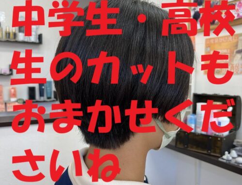 中学生・高校生のカット事例｜ロングの整えカットとバッサリショートボブ