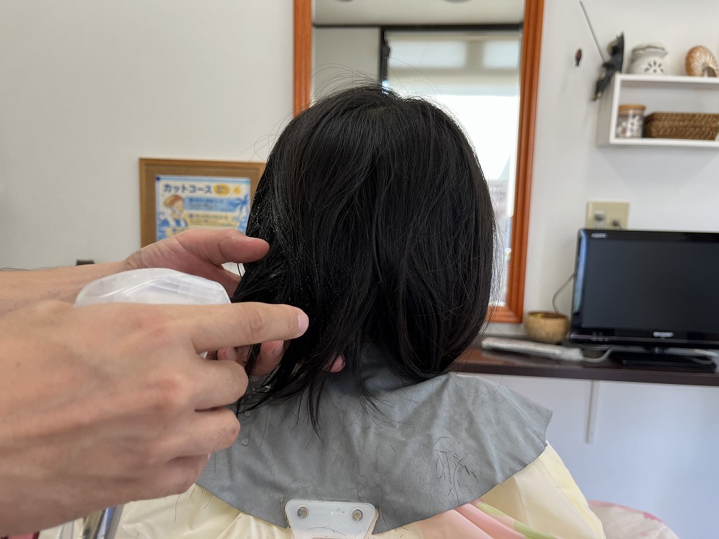 カット前の様子
