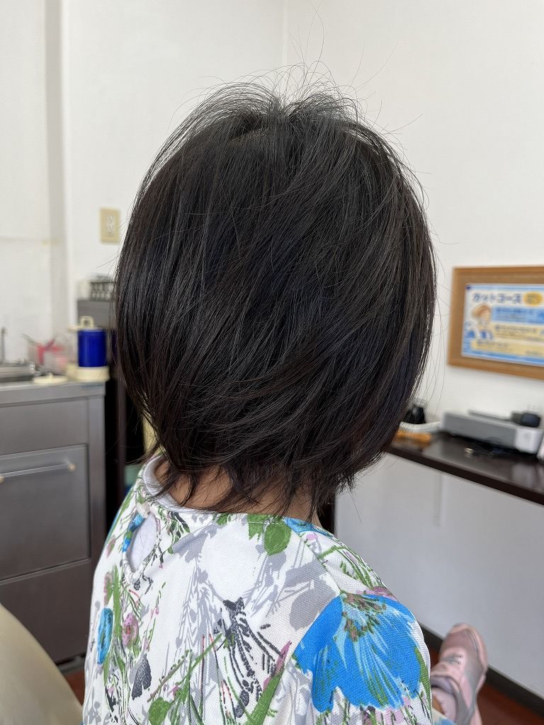 カット後の仕上がり