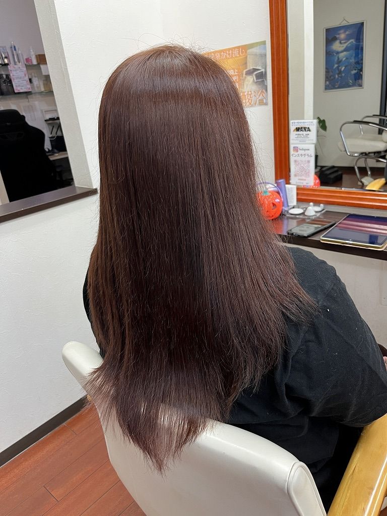 炭酸泉で濯いでいる様子