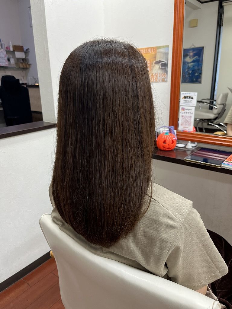 リタッチカラー後の全体写真