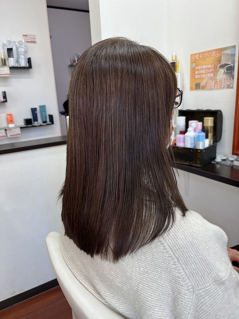 仕上がり（アフター）｜自然に整ったカットとカラー