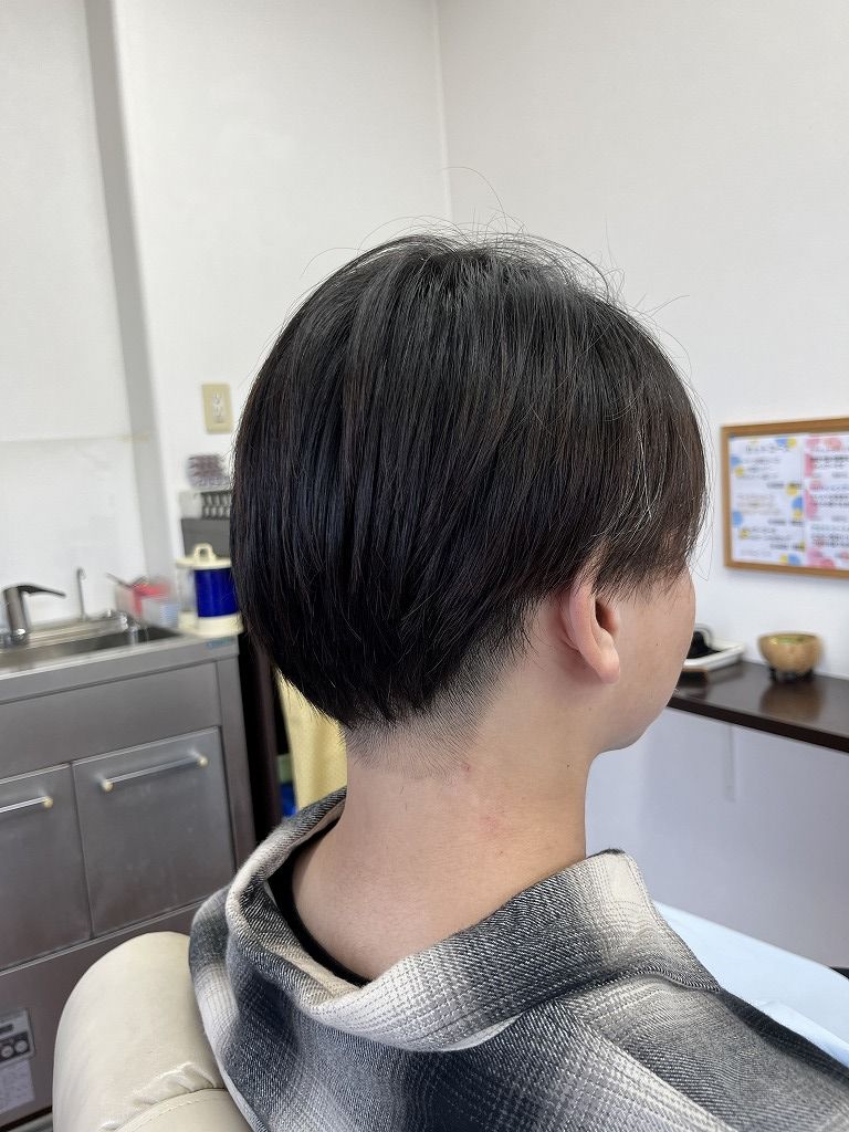 メンズシェービング施術の様子