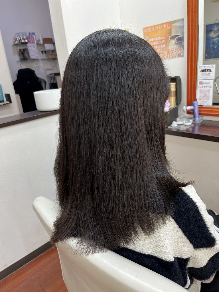 小学校卒業前のカット アフター