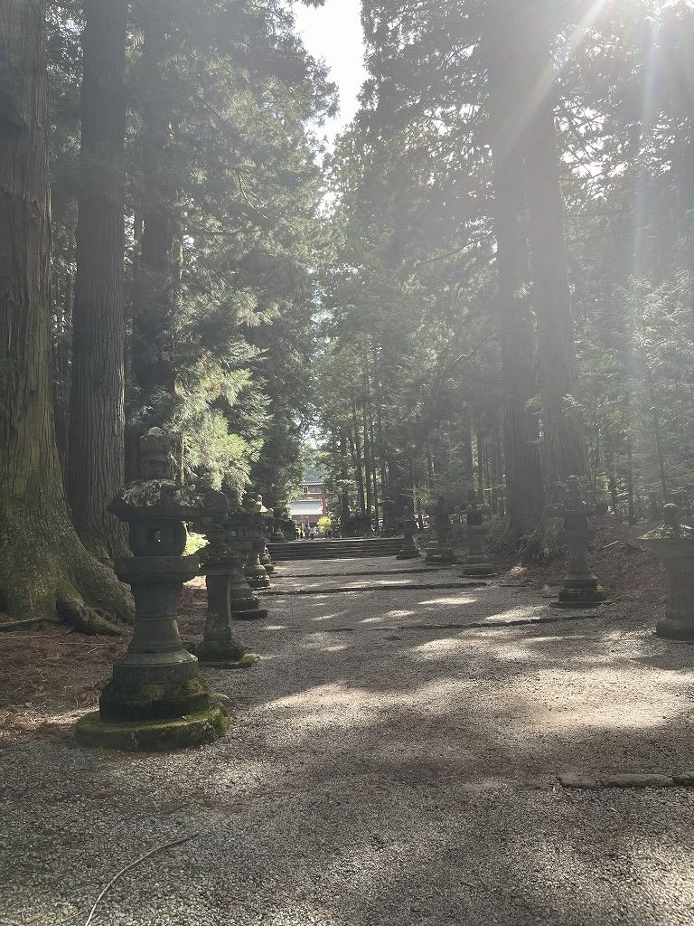 山梨の神社やお寺での参道