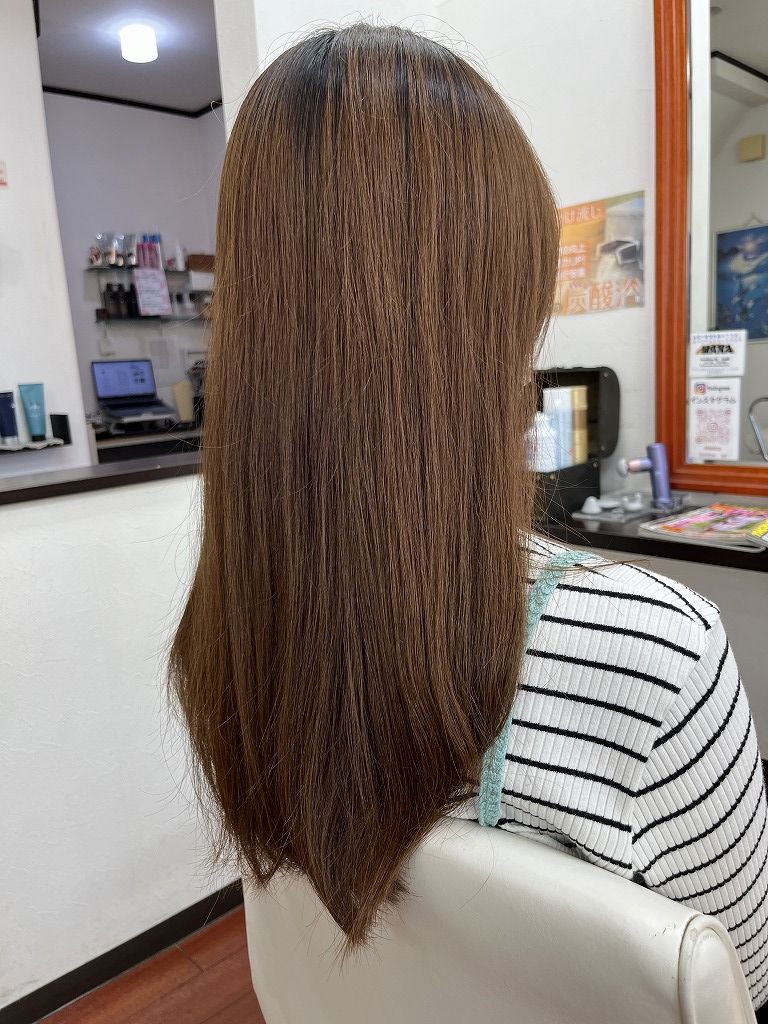 色抜けしやすい髪質のビフォー状態