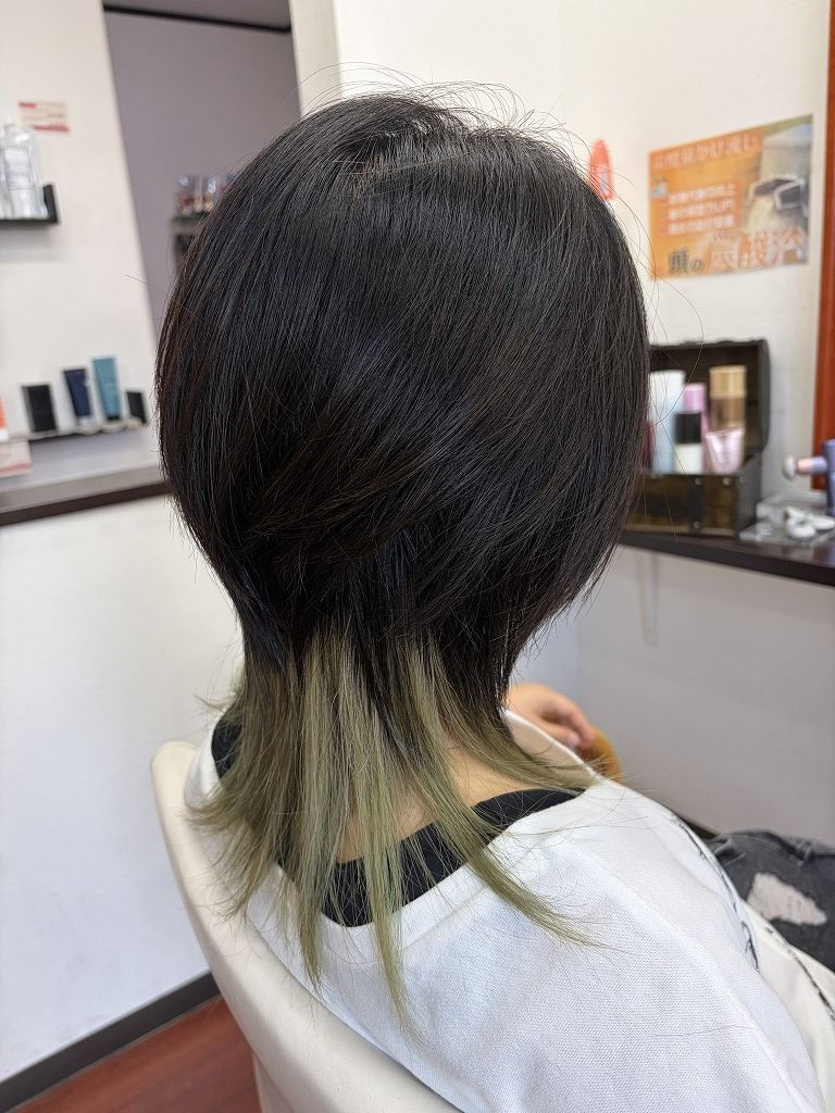 長女のカット後のヘアスタイル