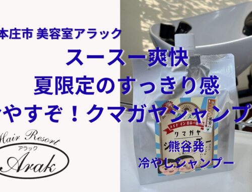 暑い夏にぴったり｜全身も洗える冷ヤスゾ！クマガヤシャンプー
