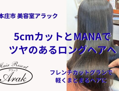 半年ぶりのロングヘアを5cmカット｜フレンチカットグランとMANAで軽くまとまる髪へ